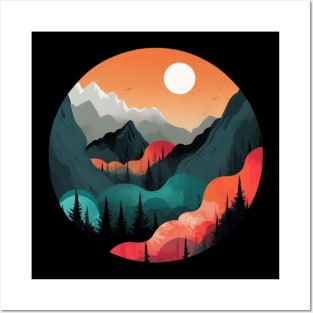 Mountains Posters and Art